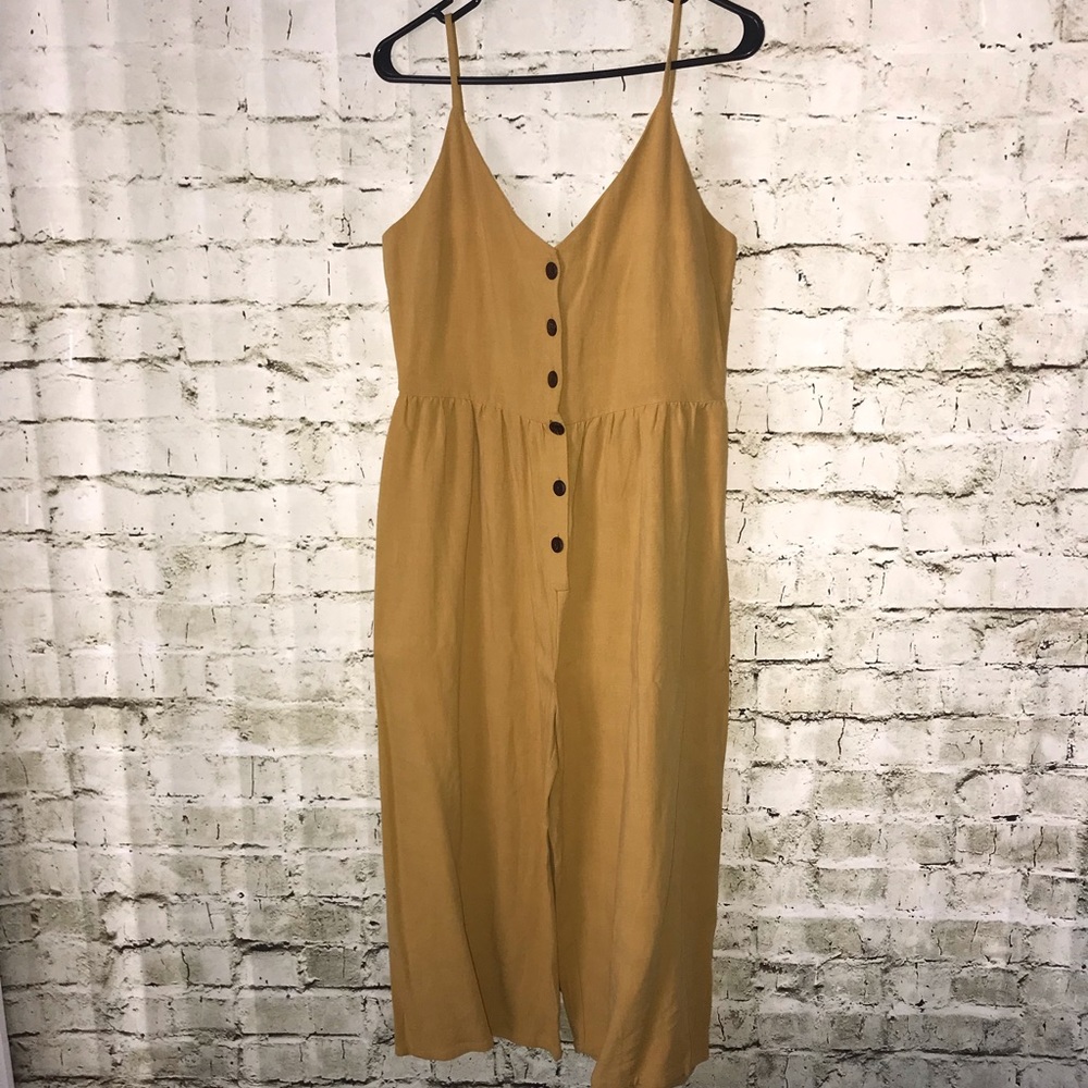 🌸NWT ONE Clothing Mustard Jumpsuit🌸